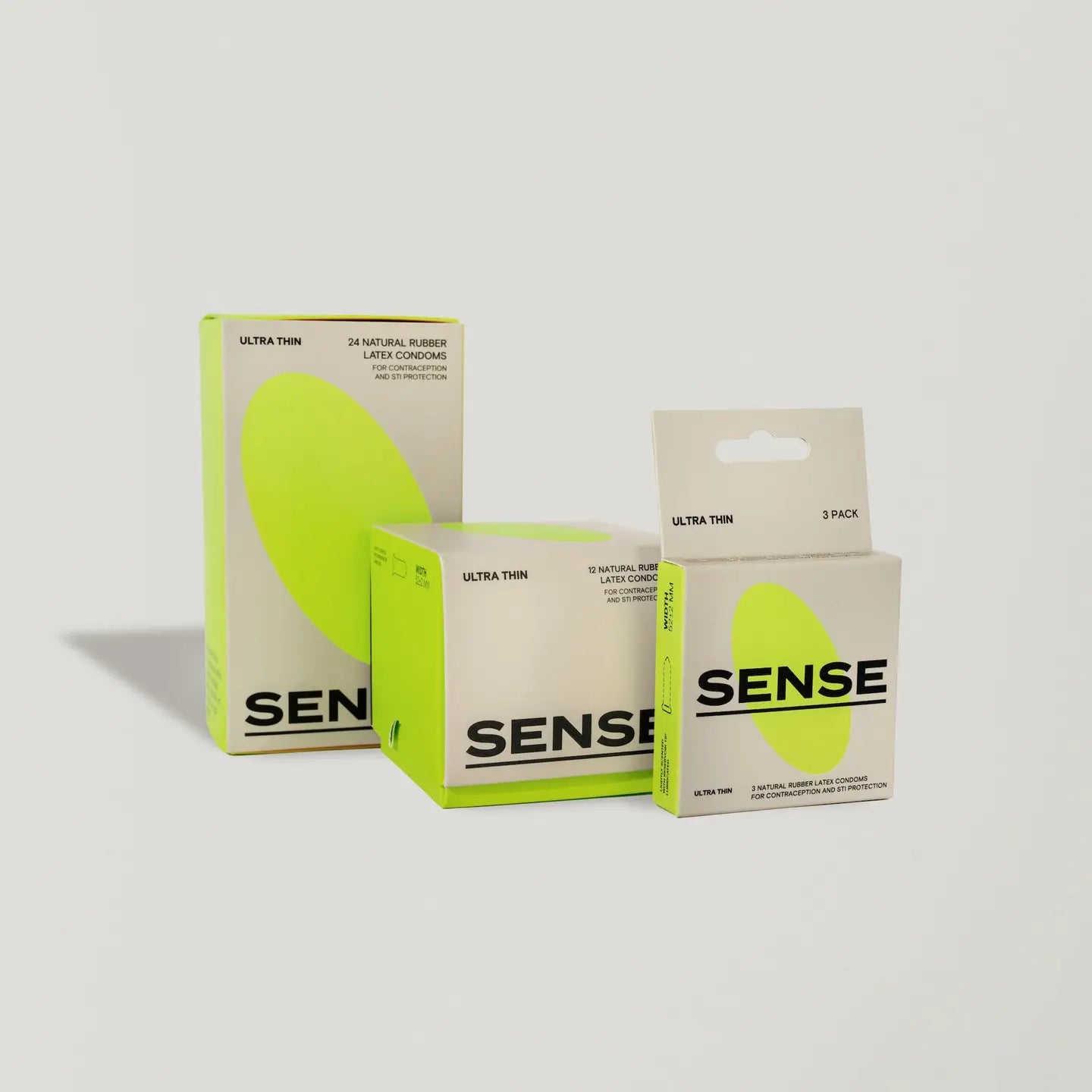 Ultra Thin Latex Condoms Pack Of 12